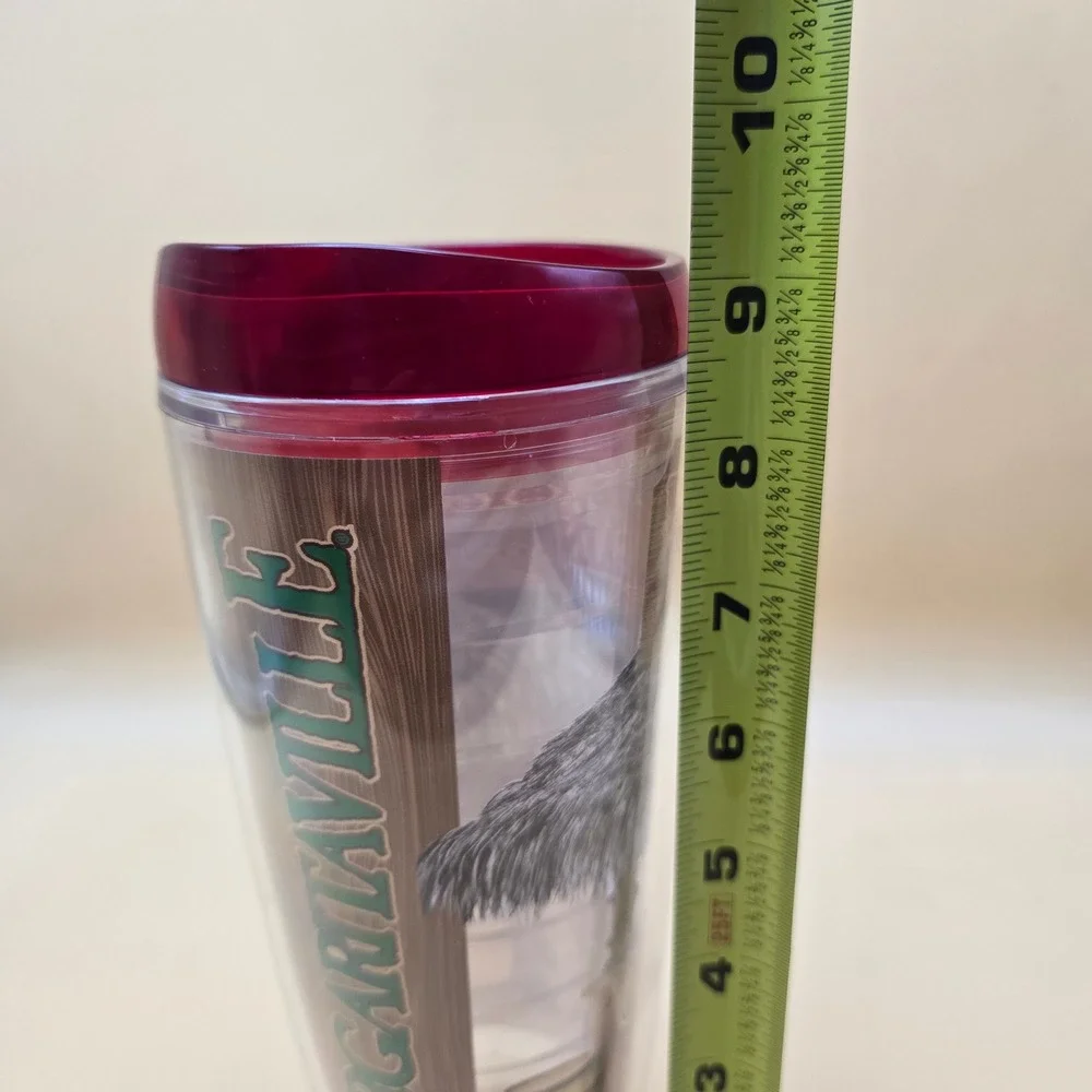 Margaritaville Wasting Away Again Insulated 24oz Tumbler with Red Lid USA‎ MADE